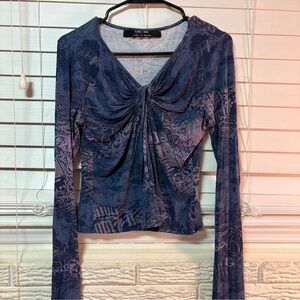 Urban Outfitters Keyhole Y2K Top